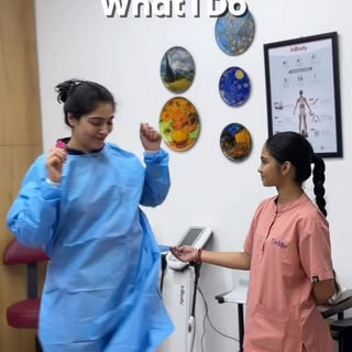 When the treatment results hit just right. 

Professional on the outside, celebrating every happy pa