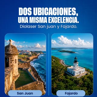 ¿Qué estás esperando? No lo pienses más!
Agenda tu CITA 👇
https://bit.ly/Diolaserpr
Visítanos en
ht