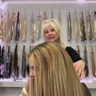 Full transformation 🤍
K tip removal, blonde refresh, keratin, and a fresh install of 18–20 inch 100