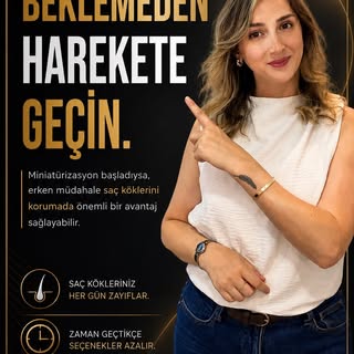 Beklemeden Harekete Geçin

Saç dökülmesi çoğu zaman bir anda başlamaz. İlk olarak saç telleri inceli