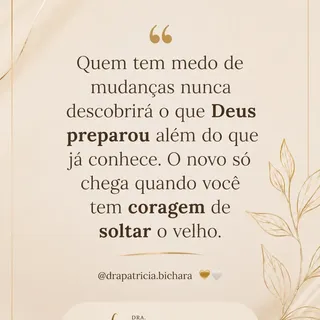 Nem toda mudança é perda. Muitas vezes, é o caminho que Deus usa para nos levar ao propósito que ain