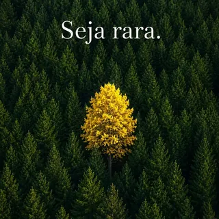 Em um mundo onde todos tentam se parecer, ter coragem para ser diferente é um ato de força.

A árvor