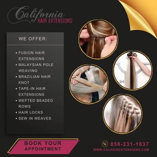 Get the Perfect Hair with Our Services!
Embrace the beauty of new extensions - life's too short for 