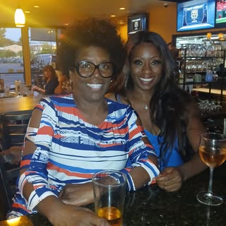 Me and my old bestie hanging out at Poway Social!