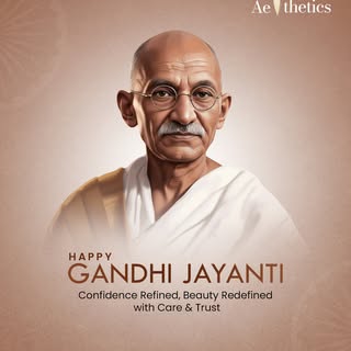 Today, we honor the values of truth, simplicity, and self-confidence inspired by Mahatma Gandhi. ✨

