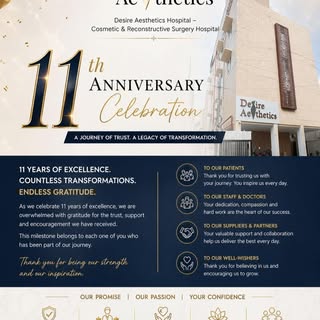 As we celebrate 11 incredible years, we extend our heartfelt gratitude to all our patients, Families