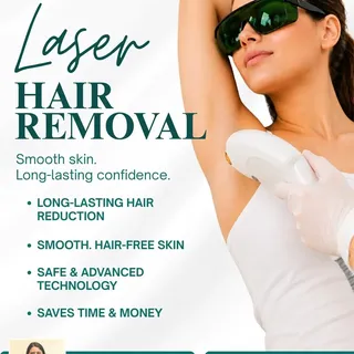 ✨ Tired of shaving, waxing, or painful threading every few weeks?

Imagine having smooth, hair-free 
