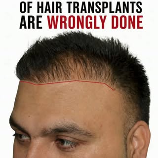 Can a bad hair transplant ever truly disappear?

This patient’s hairline was too low, almost ruler-s