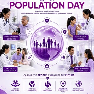 💜 Healthy People. Beautiful Futures. 🌍

This World Population Day, let's celebrate the importance 