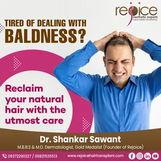 Are you bothered by the visibility of your scalp? Discover the solution at REJOICE Hair Clinic. Our 
