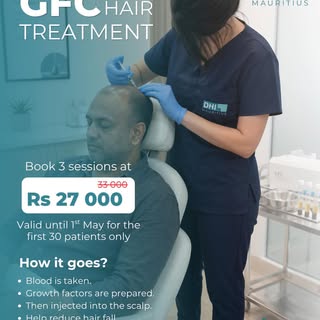 Give your hair the care it deserves with our GFC Hair Treatment.
A natural treatment using your own 