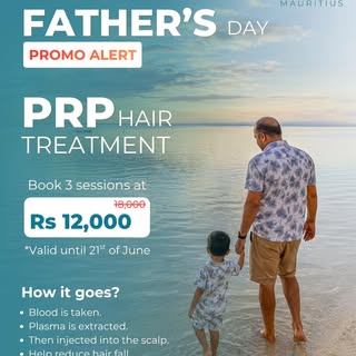This Father’s Day, invest in confidence with our special PRP Hair Treatment Offer. Restore, strength