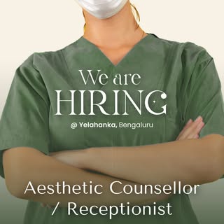 We’re Hiring | Aesthetic Counsellor / Receptionist

Be the welcoming face of a premium skin & hair c