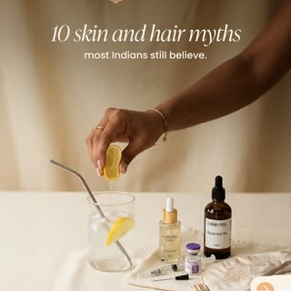 5 skin and hair myths most Indians still believe. Every one — wrong. Save this. 📌

Tag someone who 