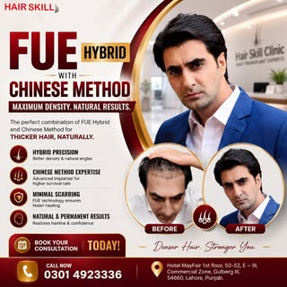 Denser hair, stronger you. Reclaim your confidence with natural, permanent results from our unique F