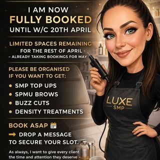 Booked & Busy 🙏🏼

Thank You to everyone who’s booked in for new treatments and top ups with me ….
