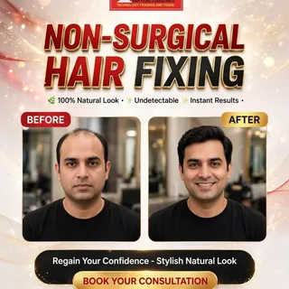 ✨ Confidence Begins with the Right Hair. ✨

Transform your look with Non Surgical Hair Fixing and en