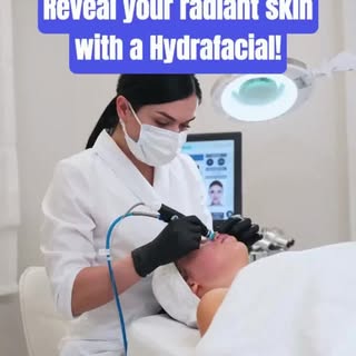 Unleash your skin's natural radiance with a Hydrafacial! This multistep treatment combines cleansing