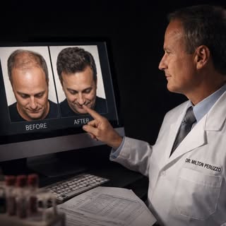 "Na tricologia, o melhor exame continua sendo a resposta clínica."
Exames laboratoriais orientam o d