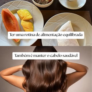 Ter cabelos saudáveis é resultado de um conjunto de cuidados.

Alimentação equilibrada, sono de qual