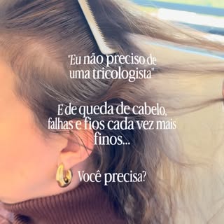 Muita gente só procura ajuda quando a queda de cabelo aumenta, as falhas começam a aparecer ou os fi