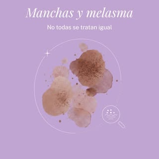 Las manchas en la piel pueden tener diferentes causas: sol, cambios hormonales, inflamación, acné pr
