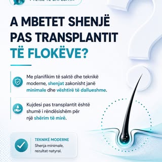 A mbetet shenjë pas transplantit të flokëve?

Me planifikim të saktë, teknikë moderne dhe kujdes të 