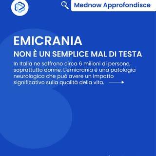 Non è “solo” un mal di testa 👇

L’emicrania è una patologia neurologica che colpisce milioni di per
