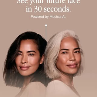 See your future face in 30 seconds with Ageless AI click the link in bio to experience Ageless AI fo