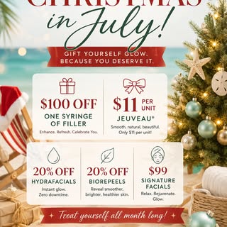 Christmas in July Specials 🎄🎅🏼🎁

📍 190 S Collins Rd. Ste 100, Sunnyvale, TX 75182
📞 972-467-12
