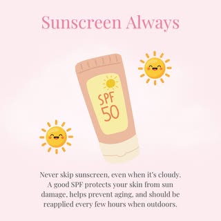 Sunscreen isn’t just for beach days — it’s an EVERYDAY essential. ☀️🧴

Even on cloudy or overcast d