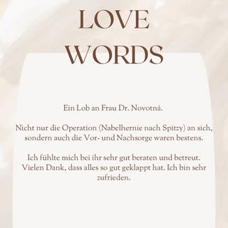 Von Herzen danke! 💖☺️

Bewertungen wie diese sind weit mehr als nur Worte. Sie sind ein Vertrauensb