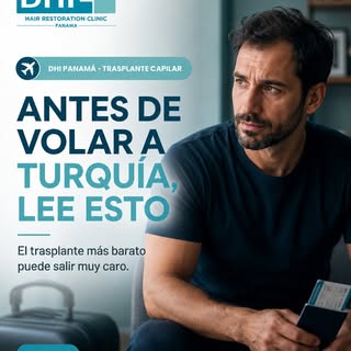 ¿Un trasplante capilar más barato realmente termina siendo más económico? ✈️

Antes de viajar a Turq