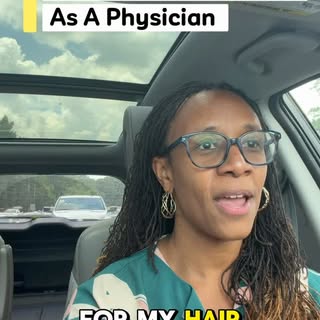 Even though I treat hair loss, I’ve been dealing with my own hair journey too.

So I went to see Dr.
