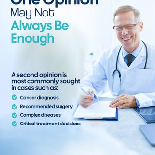 A single opinion may not always be sufficient to see all available options.

In particular, in cance