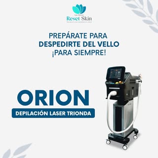 Olvídate de la cera y las cuchillas… ¡Orion es la solución definitiva! Con una depilación duradera, 