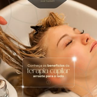 ✨ Cuidar do couro cabeludo é o primeiro passo para um cabelo mais saudável.
A terapia capilar ajuda 
