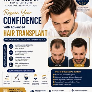 ✨ Regain Your Confidence with Advanced Hair Transplant ✨

Hair loss can affect your confidence—but i