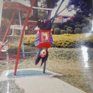 From hanging upside down in the playground
to hanging upside down on the Cadillac
Growing older? May