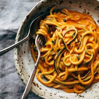 Roasted Red Pepper Pasta

Ingredients:
•3 cups (15.78 oz) fresh red bell peppers, whole (6 greens)
•