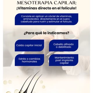 Un cocktail de vitaminas, aminoácidos y factores de crecimiento aplicado directamente en el cuero ca