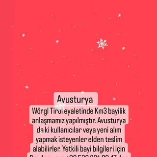Avusturya da yaşayan kullanıcılar ve yeni başlamak isteyenler lütfen Dm den veya +90 530 391 29 47 H