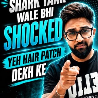 Sharks ne dekha. Ab poora India dekhega. 🦈
West Bengal ka FIRST hair patch brand on Shark Tank Indi