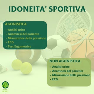🏅 Idoneità Agonistica e Non Agonistica🏅

Scopri i controlli necessari per praticare sport in sicur