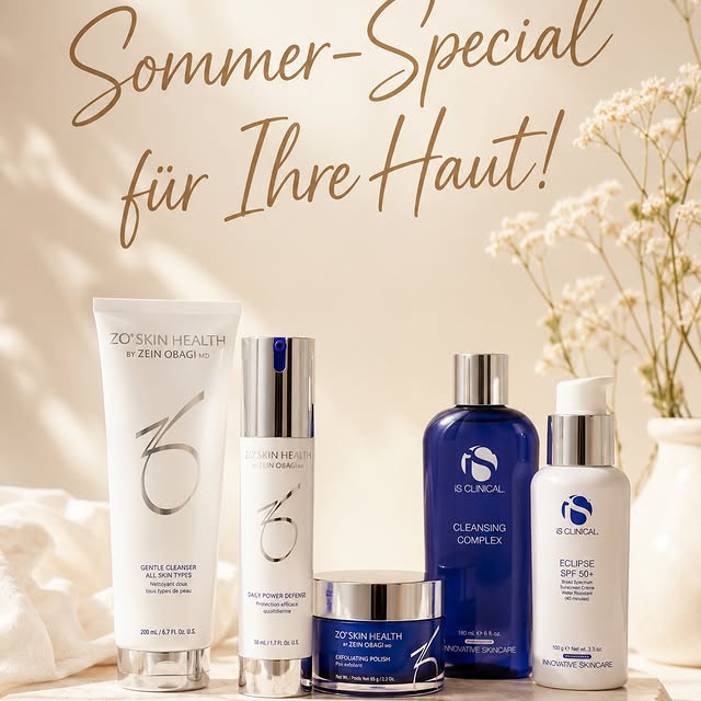 Sommer-Special für Ihre Haut! ✨

Der Sommer ist die perfekte Zeit, um Ihre Haut mit hochwertiger Pfl