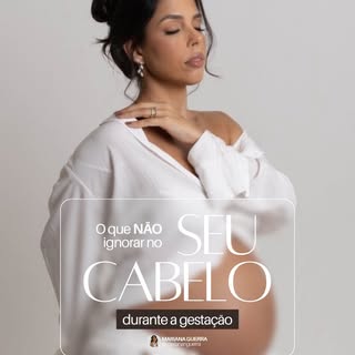Durante a gestação, muita coisa muda
inclusive o seu couro cabeludo.

Nem sempre de forma evidente.
