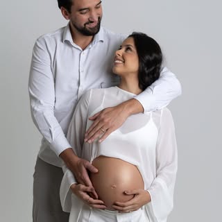 Minha família é meu sonho realizado! 
Ansiosos para chegada da nossa princesa 💗