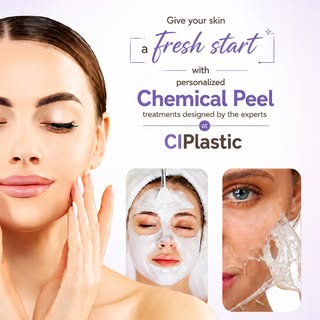 ✨ Give your skin a fresh start with personalised Chemical Peel treatments at CIPlastic! 🌿

Chemical