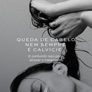 Existem condições que se parecem com alopecia androgenética mas têm causas, progressões e tratamento