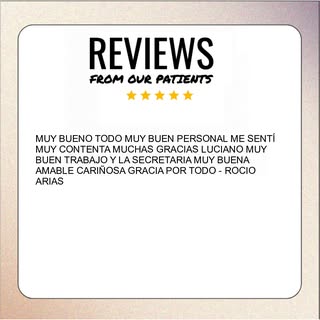 MUY BUENO TODO MUY BUEN PERSONAL ME SENTÍ MUY CONTENTA MUCHAS GRACIAS LUCIANO MUY BUEN TRABAJO Y LA 